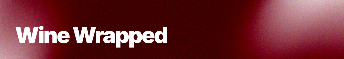 Header du projet Wine Wrapped